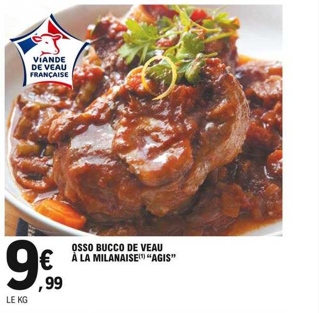 osso bucco de veau à la milanaise "agis"