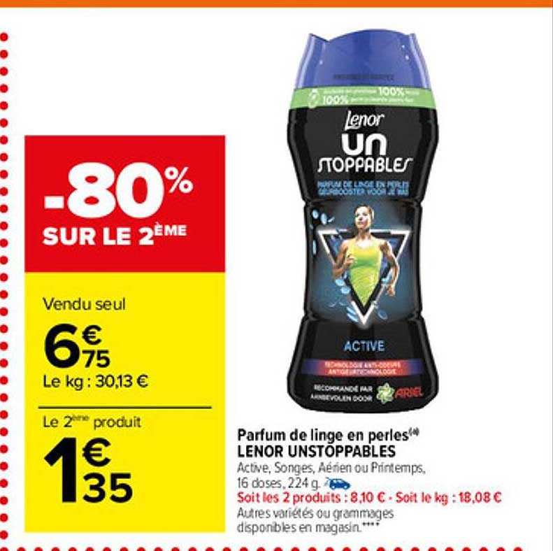 Parfum De Linge En Perles Lenor Unstoppables