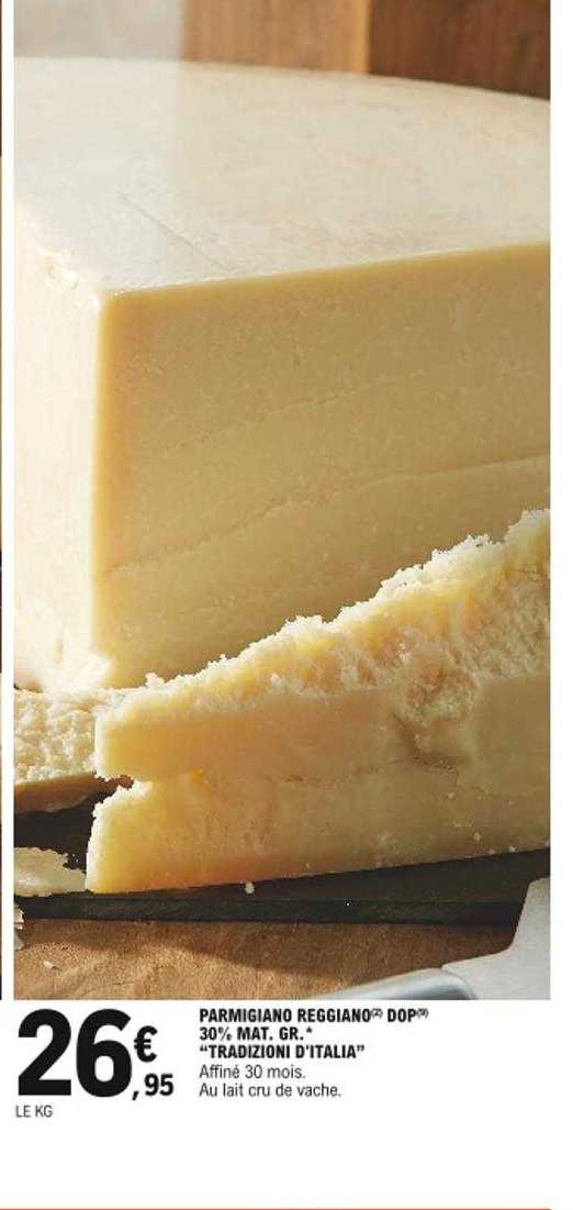 parmigiano reggiano dop 30% mat. gr. "tradizioni d'italia"