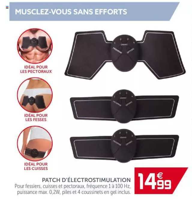 patch d'électrostimulation