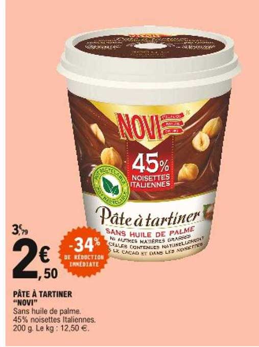 Pâte à Tartiner "novi"