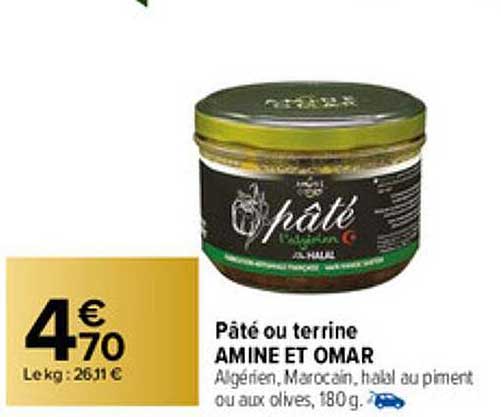 Pâté Ou Terrine Amine Et Omar