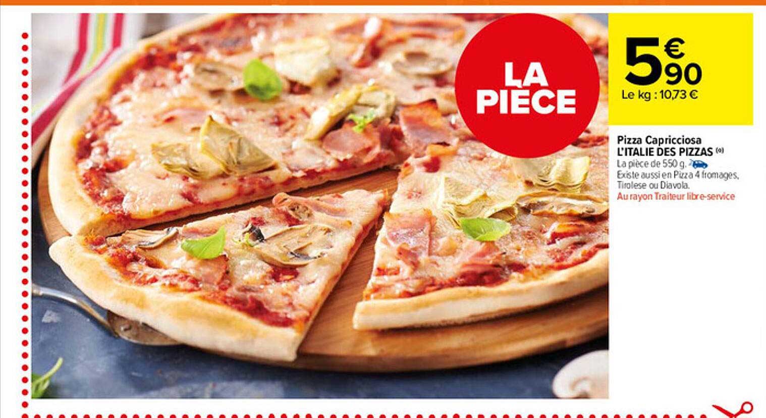 pizza capricciosa l'italie des pizzas