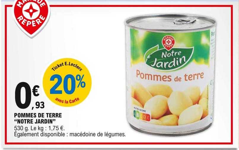 pommes de terre "notre jardin"