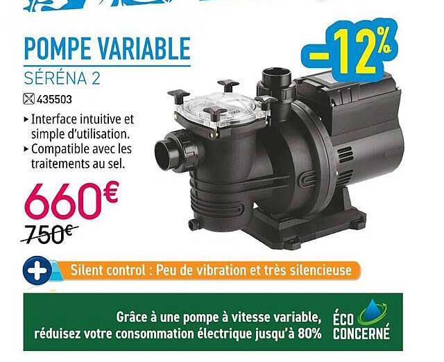pompe variable séréna 2