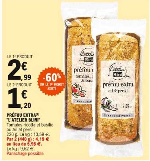 préfou extra "l'atelier blini"