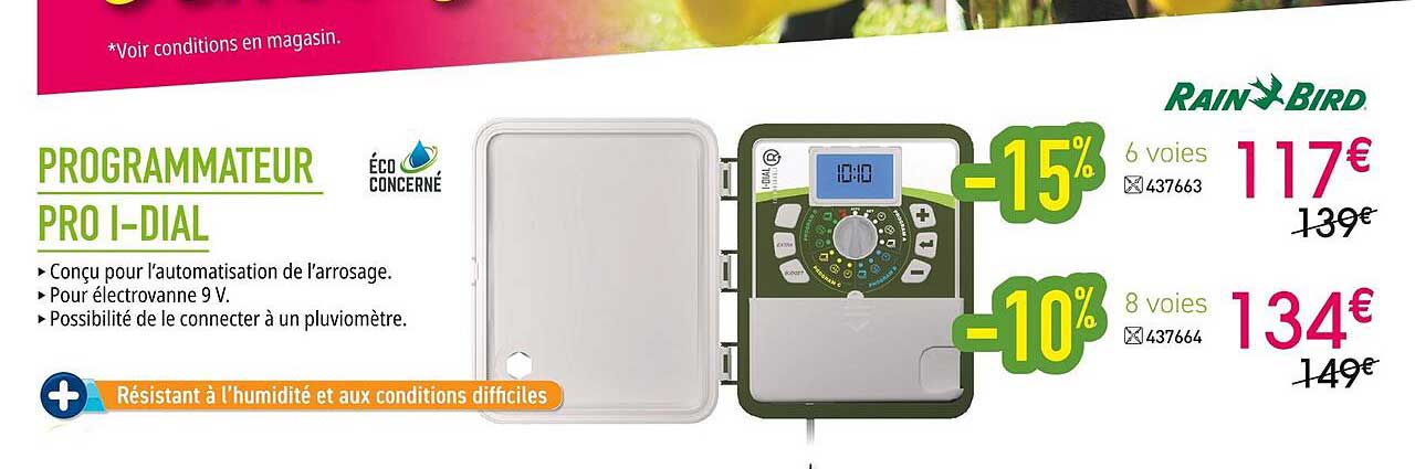 programmateur pro i-dial rain bird
