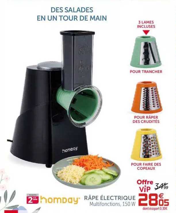 Râpe électrique Homday