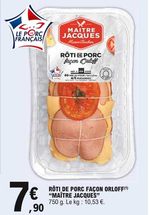 rôti de porc façon orloff "maître jacques"