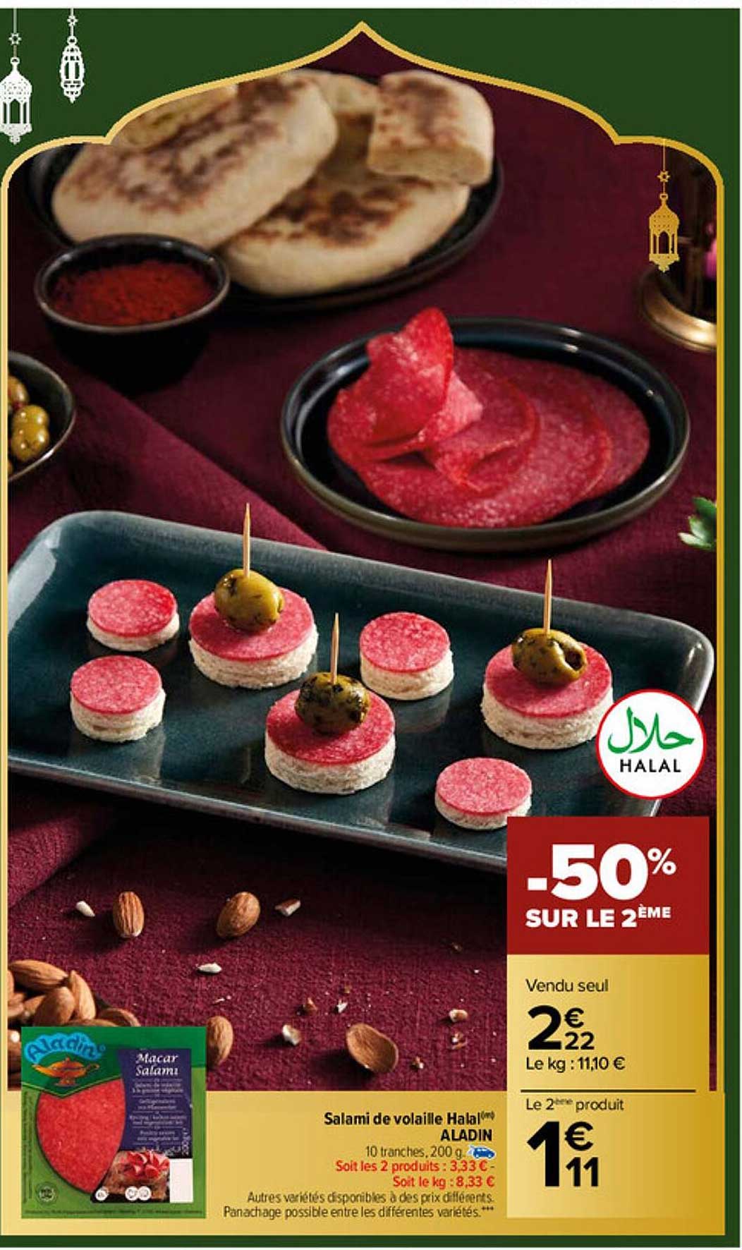 salami de volaille halal aladin
