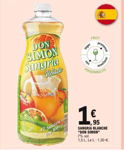 Sangria Blanche "don Simon"