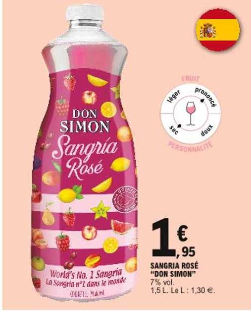 sangria rosé "don simon"