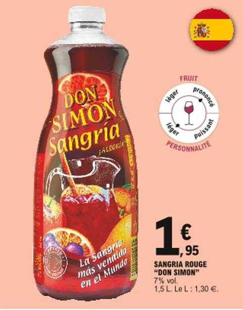 sangria rouge "don simon"