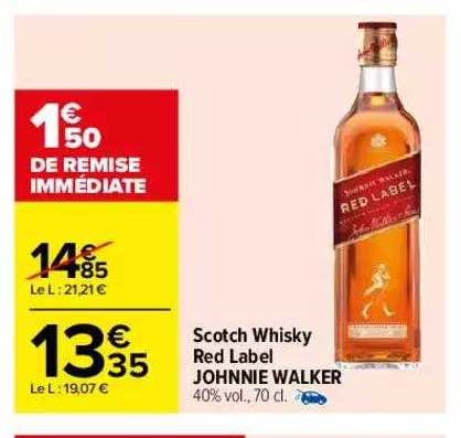 scotch whisky red label johnnie walker