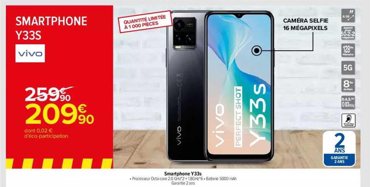 Smartphone Y33s Vivo