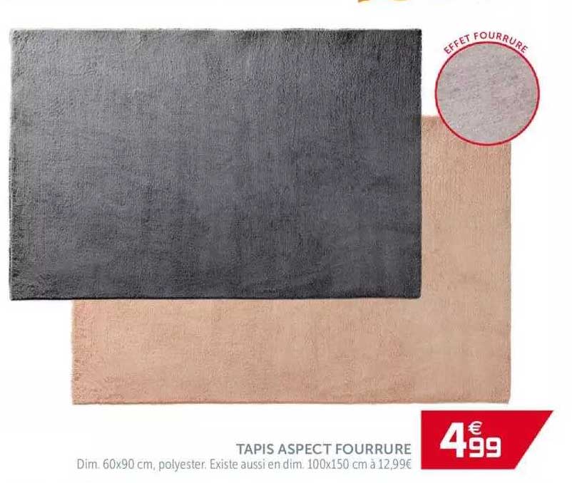 tapis aspect fourrure