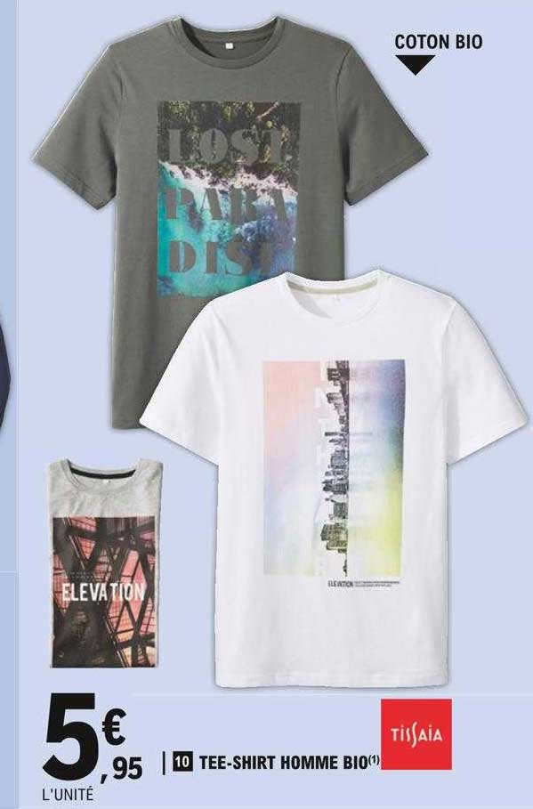 tee-shirt homme bio tissaia