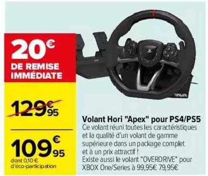 volant hori "apex" pour ps4-ps5