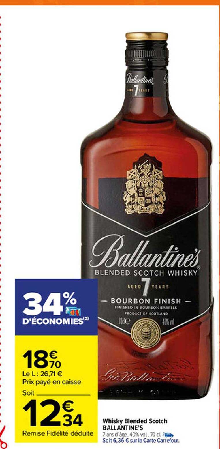 Whisky Blended Scotch Ballantine's