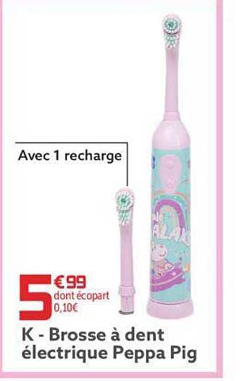 Brisse à Dent électrique Peppa Pig