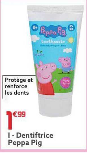 dentifrice peppa pig