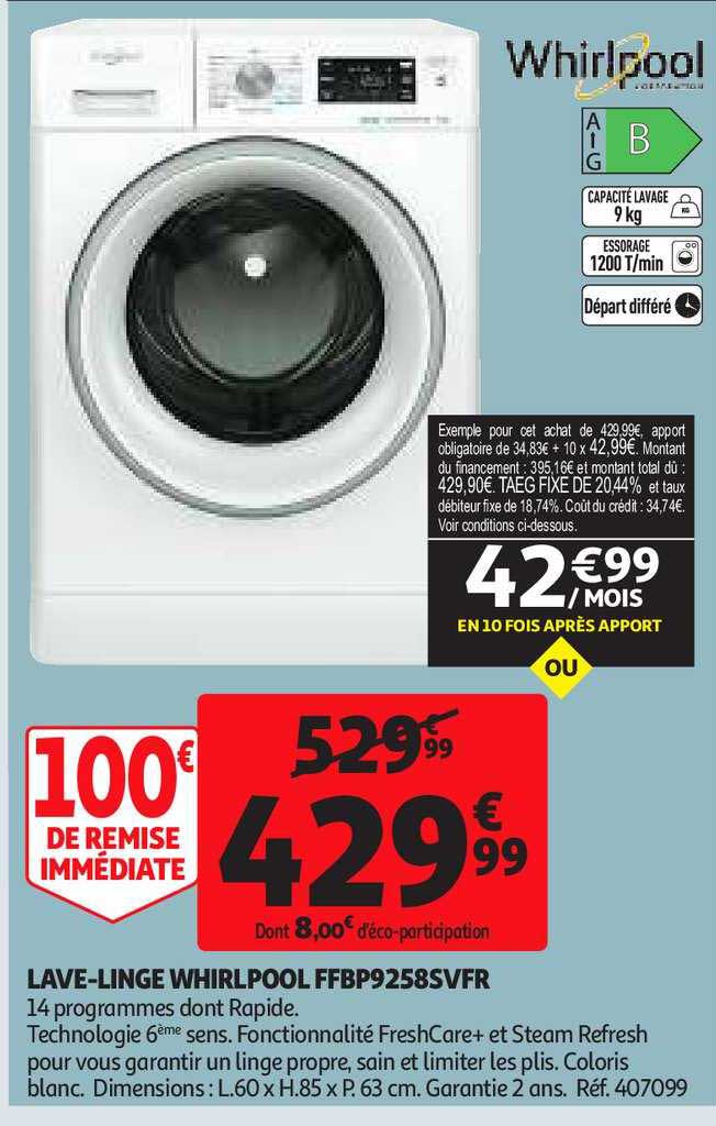 lave-linge whirlpool ffbp9258svfr