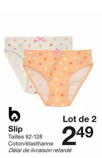Lot De 2 Slip