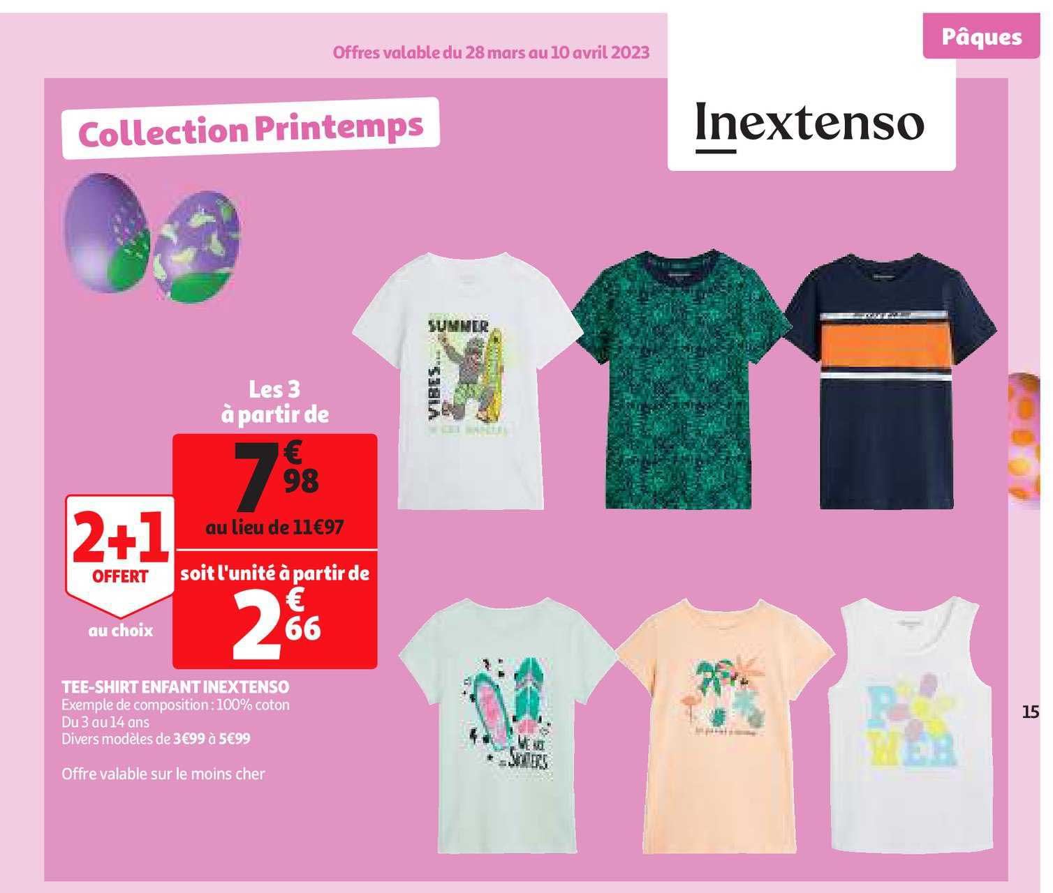tee-shirt enfant inextenso