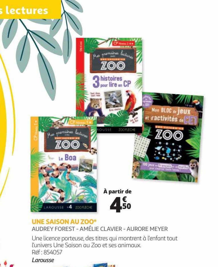 une saison au zoo - audrey forest - amélie clavier - aurore meyer