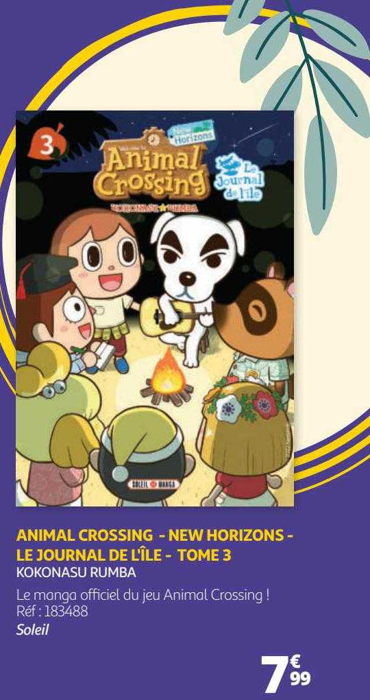 animal crossing - new horizons - le journal de l'île - tome 3 - kokonasu rumba