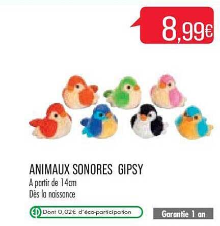 animaux sonores gipsy