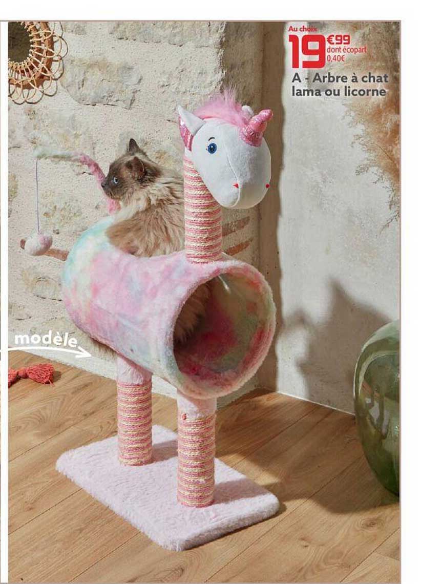 Arbre à Chat Lama Ou Licorne