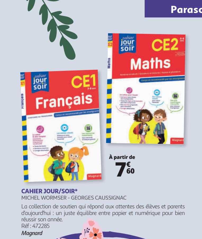 Cahier Jour-soir - Michel Wormser - Georges Caussignac