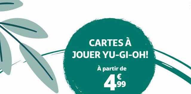 cartes à jouer yu-gi-oh!