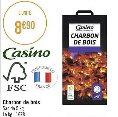 Casino Fsc Charbon De Bois
