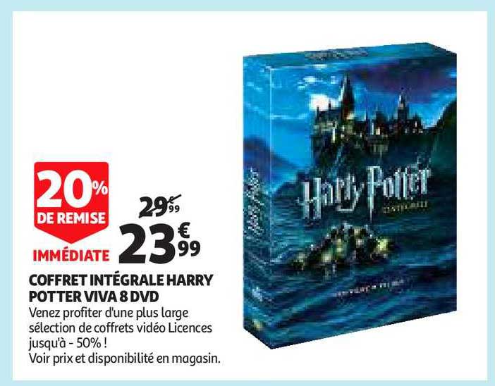 coffret intégrale harry potter viva 8 dvd