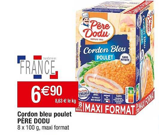 cordon bleu poulet père dodu