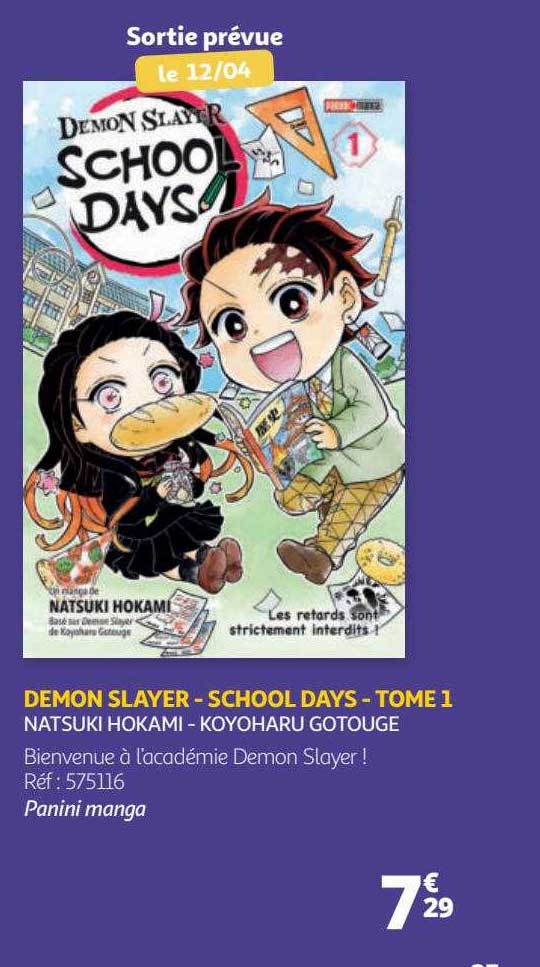demon slayer-school days - tome 1 - natsuki hokami - koyoharu gotouge