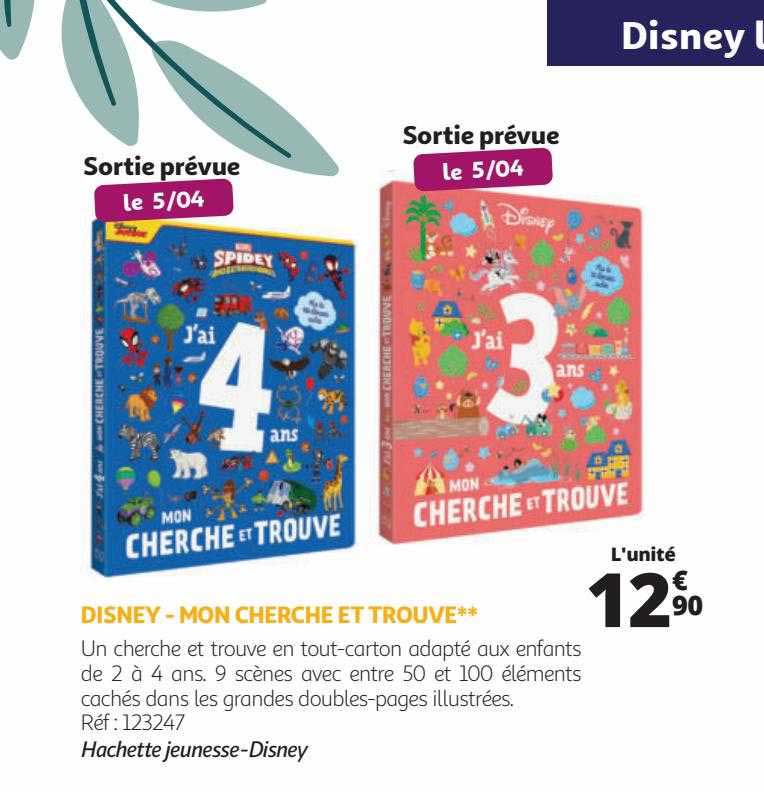 disney - mon cherche et trouve