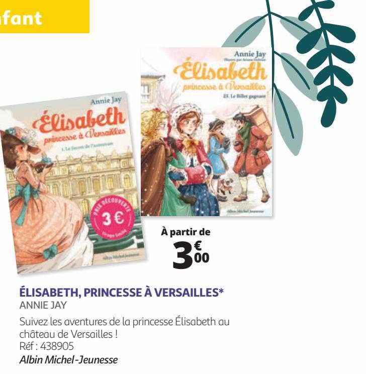 élisabeth, princesse à versailles - annie jay