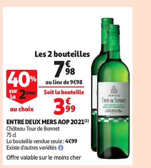 entre deux mers aop 2021 château tour de bonnet