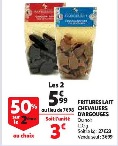 fritures lait chevaliers d'argouges