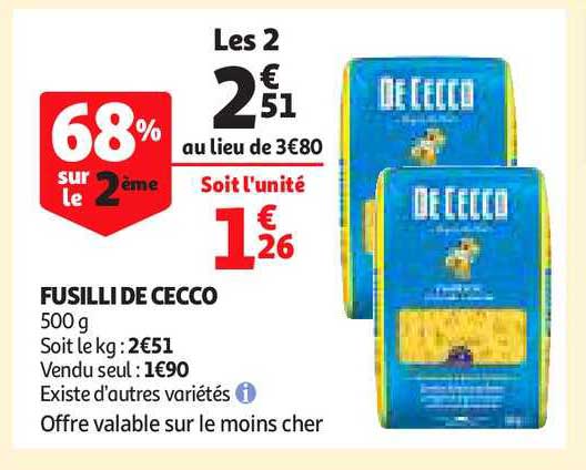 fusilli de cecco