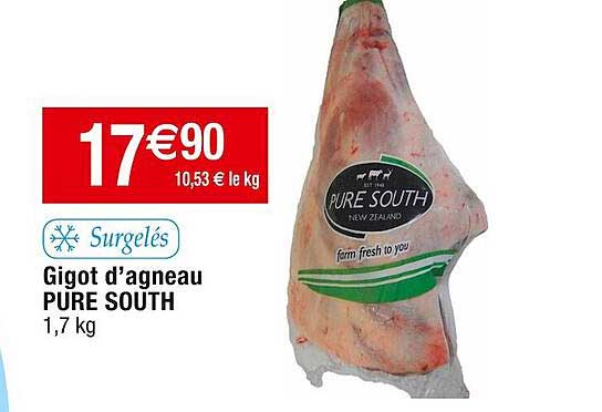 gigot d'agneau pure south