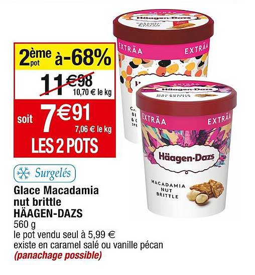 glace macadamia nut brittle häagen-dazs