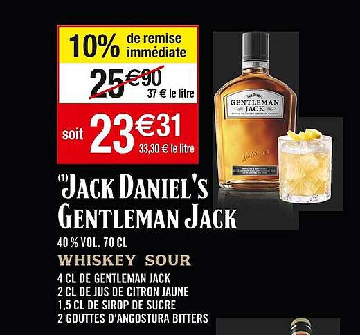 jack daniel's gentleman jack 40% vol.