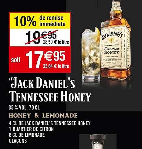 jack daniel's tennesse honey 35% vol.
