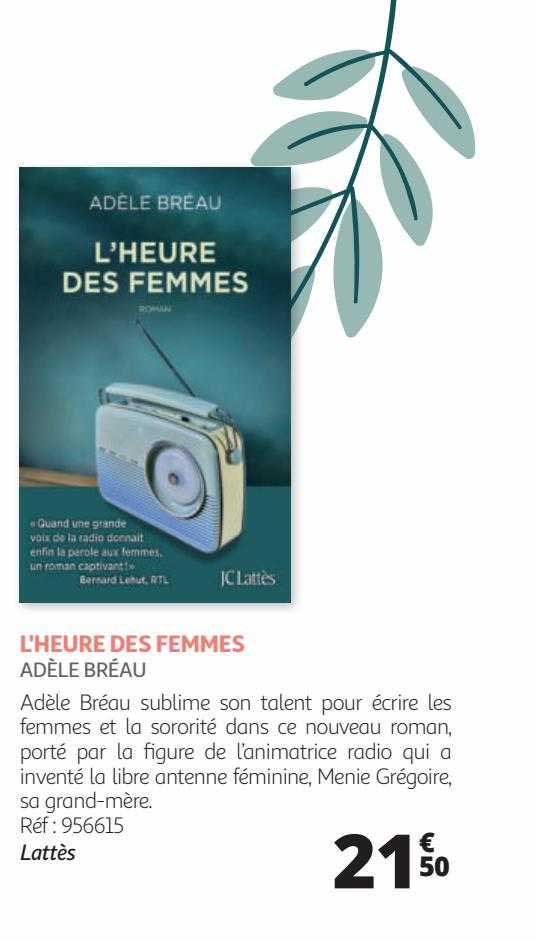 l'heure des femmes - adèle bréau