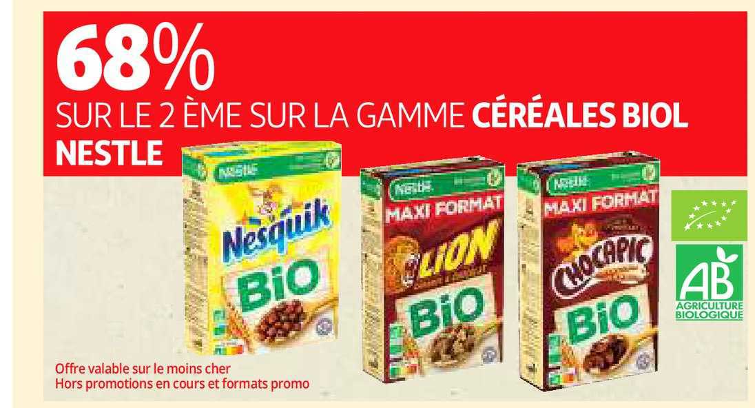 La Gamme Céréales Biol Nestlé