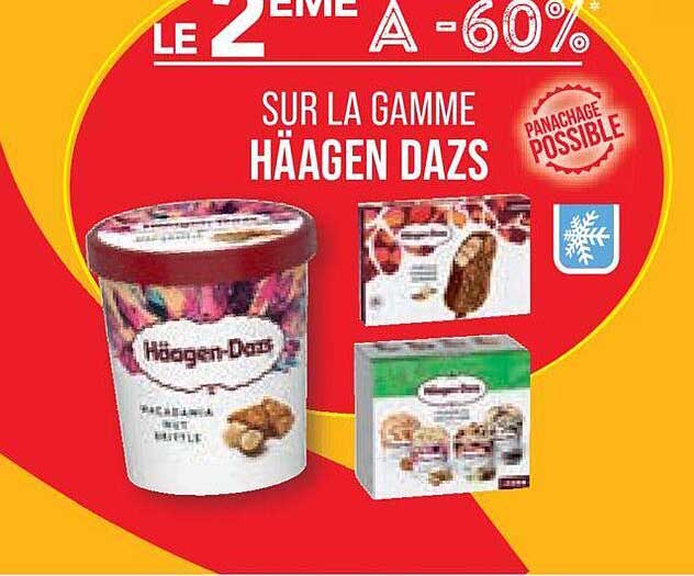 la gamme häagen dazs